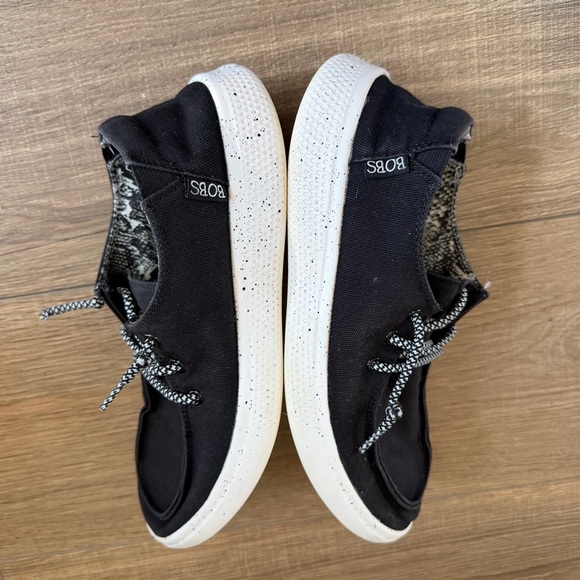 Bobs Casual Black Canvas women Shoes, 8 - Picture 8 of 10
